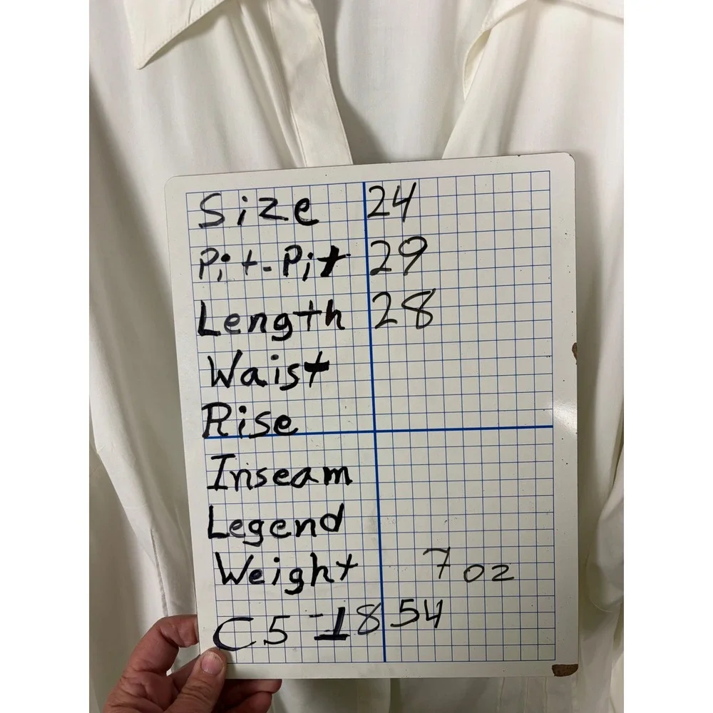 Lafayette 148 women's blouse button up cream pleaded feminine office plus size - Picture 9 of 9